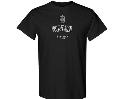 FIFA World Cup 2026 Spain Year Established Graphic Unisex T-Shirt - Black