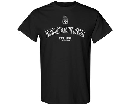 FIFA World Cup 2026 Argentina Year Established Graphic Unisex T-Shirt - Black