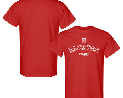 FIFA World Cup 2026 Argentina Year Established Graphic Unisex T-Shirt - Red