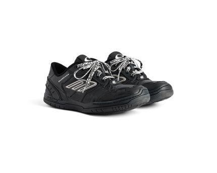Men' Balenciaga Hamptons Worn-out Trainers Black Sneaker