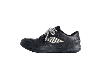 Men' Balenciaga Hamptons Worn-out Trainers Black Sneaker