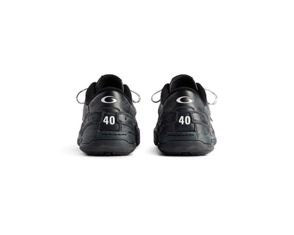 Men' Balenciaga Hamptons Worn-out Trainers Black Sneaker