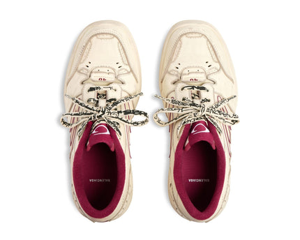 Men' Balenciaga Hamptons Worn-out Trainers White Sneaker
