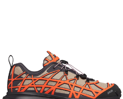 Men's Dior B31 Runner Beige Orange Sneakers