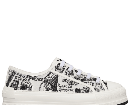 Men's Dior Walk’n’Dior Platform White Black Sneakers