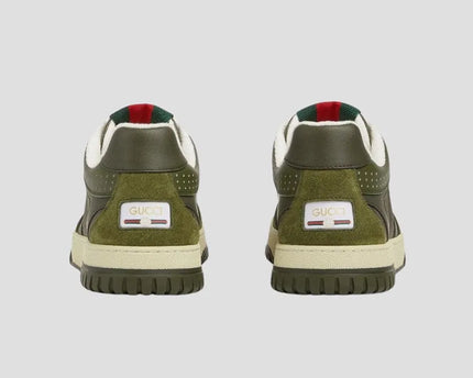 Men's Gucci Re-Web Dark Green Sneakers