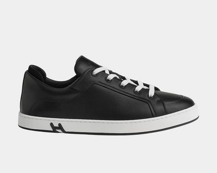 Men's Hermes Black Sneakers