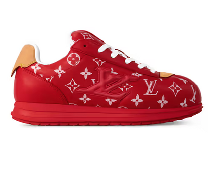 Men's Louis Vuitton BUTTERSOFT Red Sneakers