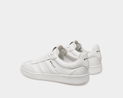 Men's Bally Retro Crest White Sneaker