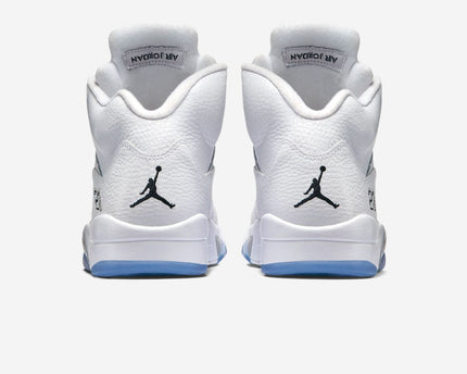 Men's Air Jordan 5 'White Metallic' Shoes