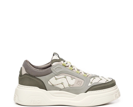 Men's FENDI Sneaker Fendi Force Green Sneakers
