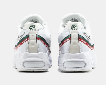 Men's  Nike Air Max 95 White Red Shoes