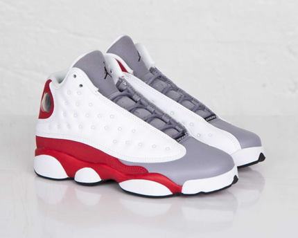 Men's Nike Air Jordan 13 Retro Grey Toe Shoes