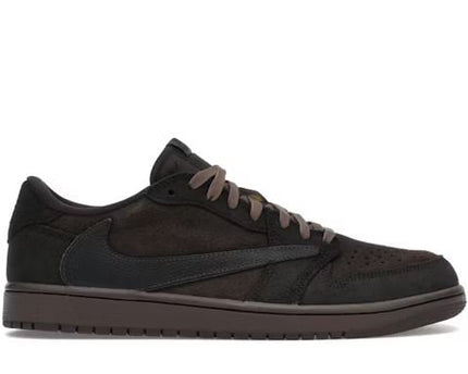 Men's Travis Scott x Air Jordan 1 Retro Low ‘ Velvet Brown' Shoes