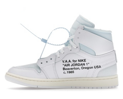 Men's Air Jordan 1 High 'High Off-White White’ Shoes