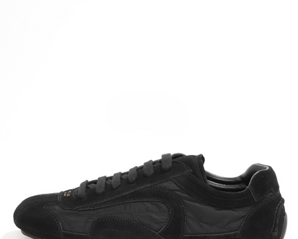 Men's Prada Montecarlo Re-Edition 2005 Leather Black Sneakers