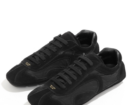 Men's Prada Montecarlo Re-Edition 2005 Leather Black Sneakers