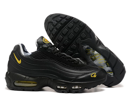 Men's Corteiz x Nike Air Max 95 Black Honey Shoes