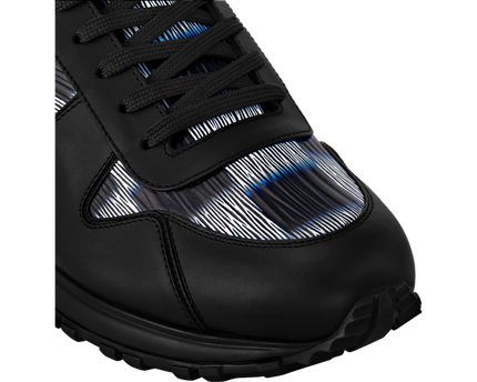 Men's Louis Vuitton Run Away Damier Black Sneakers