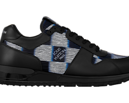Men's Louis Vuitton Run Away Damier Black Sneakers