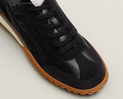 Men's Hermes Jet Black Sneakers
