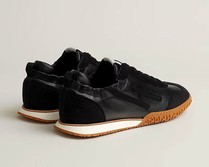 Men's Hermes Jet Black Sneakers