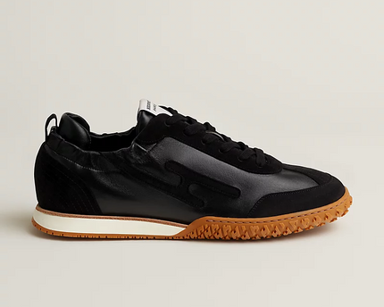Men's Hermes Jet Black Sneakers