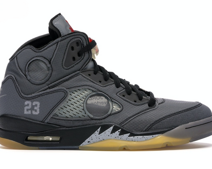 Men's Nike Air Jordan 5 Retro Off-White Muslin Shoes