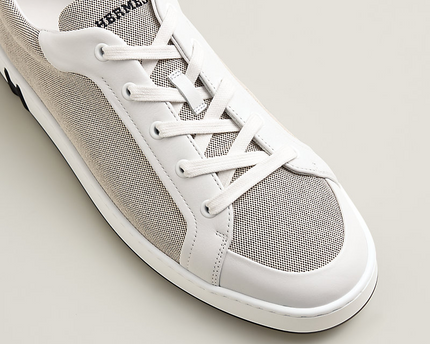 Men's Hermes Plum White Sneakers