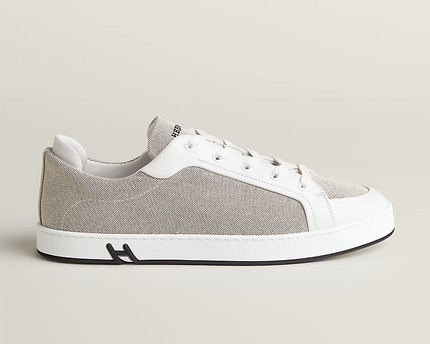 Men's Hermes Plum White Sneakers