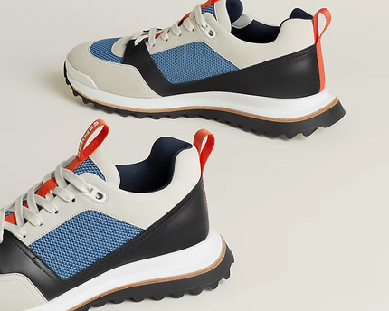 Men's Hermès Bouncing Multicolored Blue Sneakers