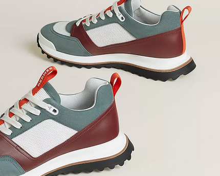 Men's Hermès Bouncing Multicolored Black Sneakers