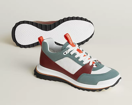 Men's Hermès Bouncing Multicolored Black Sneakers