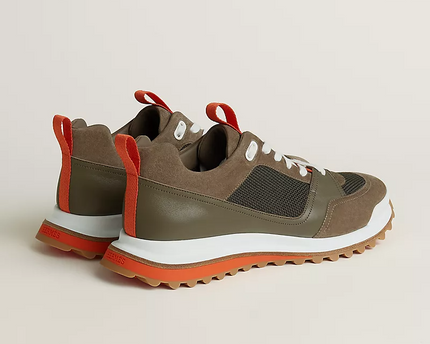 Men's Hermès Bouncing Tundra Green Sneakers
