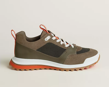 Men's Hermès Bouncing Tundra Green Sneakers