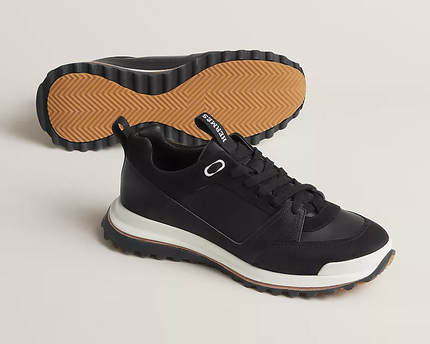 Men's Hermès Bouncing Black Sneakers