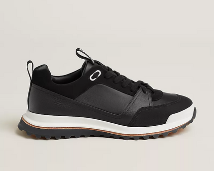Men's Hermès Bouncing Black Sneakers
