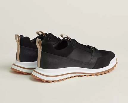 Men's Hermès Bouncing Black Sneakers