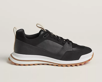 Men's Hermès Bouncing Black Sneakers