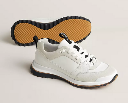 Men's Hermès Bouncing White Sneakers