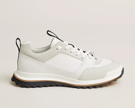 Men's Hermès Bouncing White Sneakers