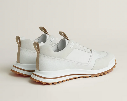 Men's Hermès Bouncing White Sneakers