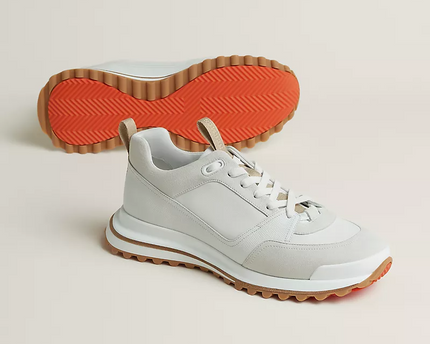 Men's Hermès Bouncing White Sneakers