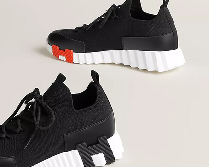 Men's Hermès Bouncing Multicolored Black Sneakers