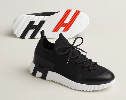 Men's Hermès Bouncing Multicolored Black Sneakers