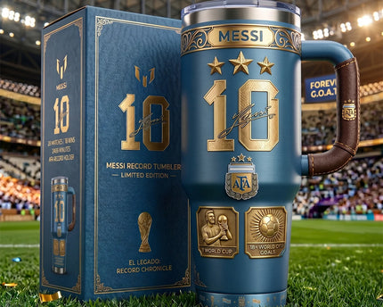 Lionel Messi #10 2026 FIFA World Cup Record Holder Tumbler