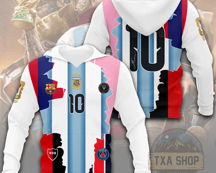 Lionel Messi Career Journey Patchwork T-Shirt
