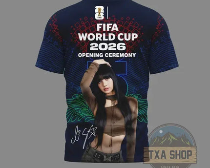 LISA FIFA World Cup 2026 Opening Ceremony Signed T-Shirt