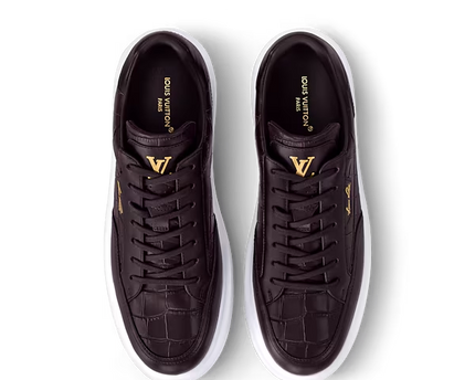 Men's Louis Vuitton Beverly Hills Trainer Moka Sneakers