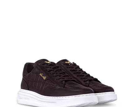 Men's Louis Vuitton Beverly Hills Trainer Moka Sneakers